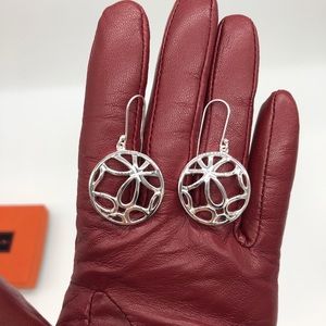 Thistle & Bee Solid Sterling Silver Earrings